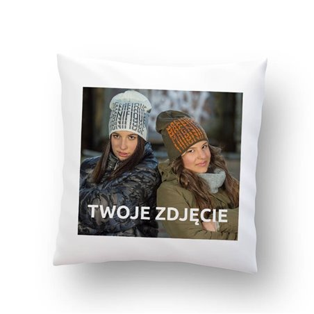 Poduszka z mikrofibry z Twoim zdjęciem, logo, grafiką lub tekstem.