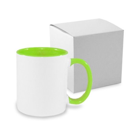 Kubek kolorowy ze zdjęciem, grafiką lub tekstem Klienta- zielony.