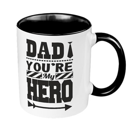 Kubek 330 ml kolorowy "Dad You're My Hero".