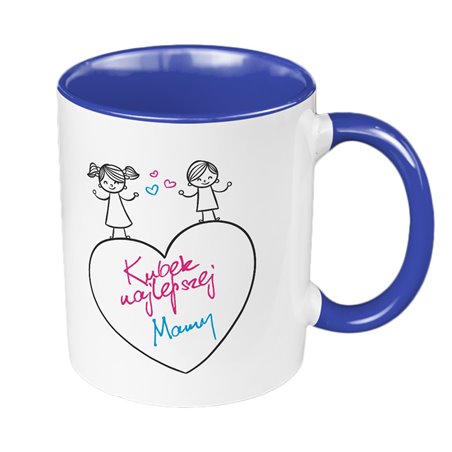 Kubek 330 ml kolorowy najlepszej Mamy.