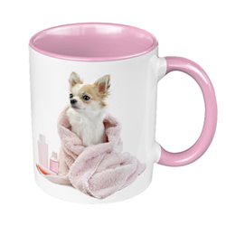 Kubek 330 ml kolorowy "Chihuahua".