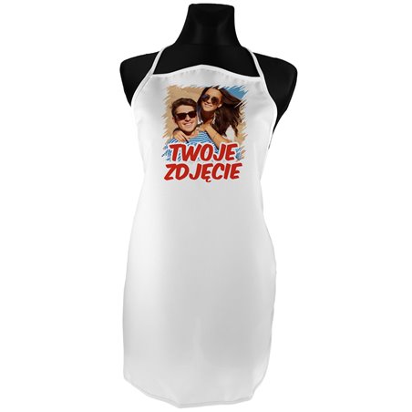 Fartuch (fartuszek) kuchenny z nadrukiem Klienta.
