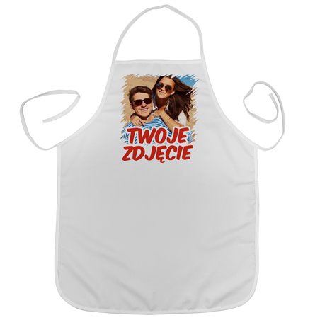 Fartuch (fartuszek) kuchenny z nadrukiem Klienta.