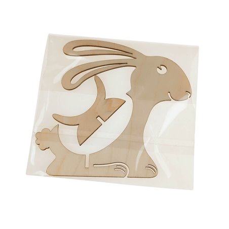 Zając, podstawka na jajko niespodziankę- upominek dla najmłodszych z okazji zbliżających się Świąt Wielkanocnych.