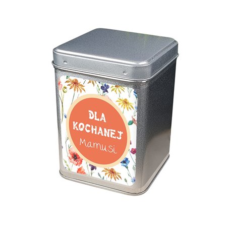 Personalizowana puszka na herbatę "Dla kochanej Mamusi".