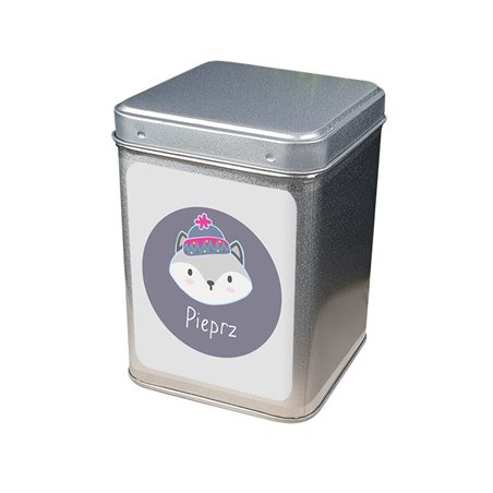 Puszka na pieprz z kotkiem.