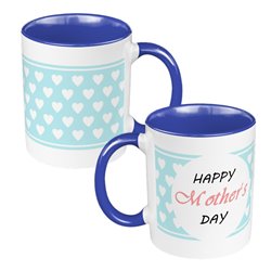 Kubek 330 ml kolorowy z nadrukiem "Happy Mother's day" - dla mamy idealny na prezent na dzień Matki. 2