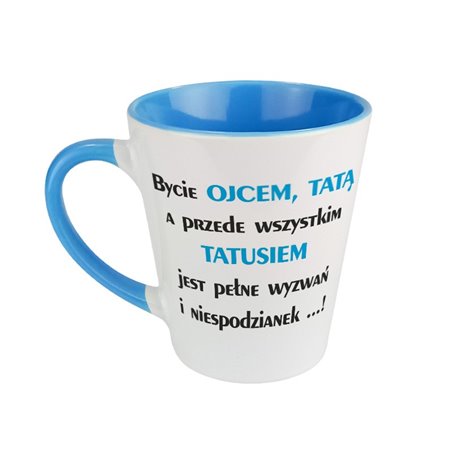 Kubek latte kolor "Bycie ojcem..."