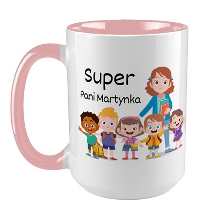 Kubek XXL (450ml) " Super Przedszkolanka ".