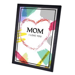 Plakat w ramie lub bez ramy - "Mom I love You"- świetny prezent z okazji Dnia Matki. 2