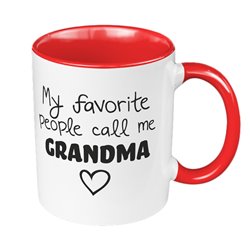 Kubek 330 ml kolorowy dla Babci- super prezent z okazji Dnia Babci.