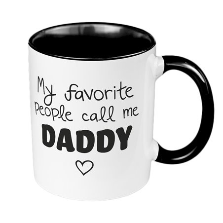 Kubek 330 ml "My favorite people call me daddy" - dla Taty- super prezent z okazji Dnia Ojca.