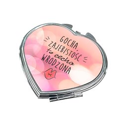 Lusterko "Zajebistość to cecha wrodzona" - różne kształty. 2