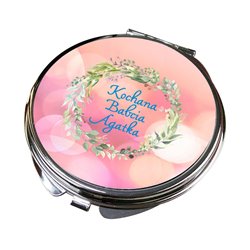 Lusterko dla babci "Kochana Babcia" z imieniem - różne kształty.