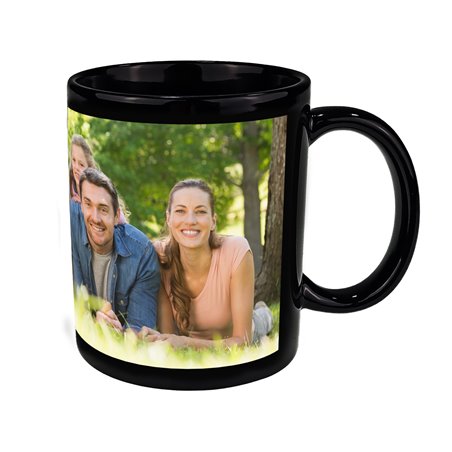 Czarny kubek 330 ml z Twoim zdjęciem.