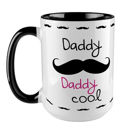 Kubek XXL (450ml)  specjalnie dla taty (na dzień taty) z tekstem "Daddy Coool" - z kolekcji PICIO.