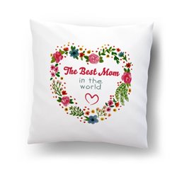 "The best mom in the world"- poduszka na dzień mamy. 2