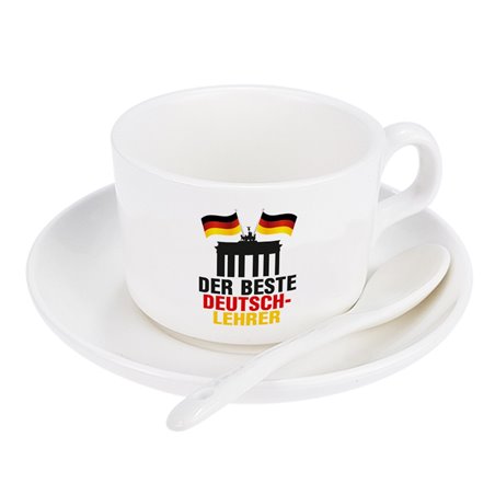 Filiżanka dla najlepszego nauczyciela niemieckiego.