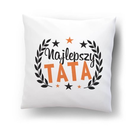 Poduszka z mikrofibry  "Najlepszy Tata".