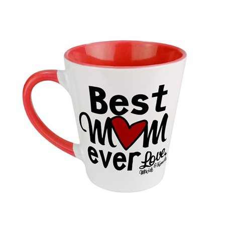 Kubek latte "Best mum ever" - super prezent z okazji Dnia Matki.