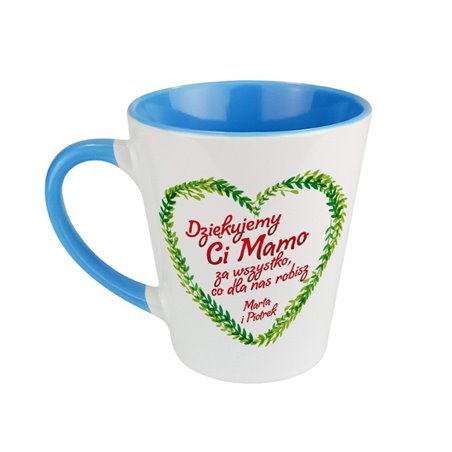 Kubek latte "Dziękujemy Ci Mamo" - super prezent z okazji Dnia Matki.