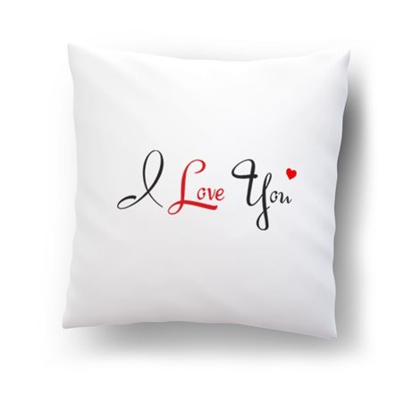 "I love you "- poduszka na Walentynki, dzień chłopaka i inne miłosne okazje.