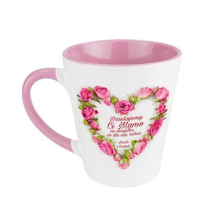 Kubek latte "Dziękujemy Ci Mamo" - super prezent z okazji Dnia Matki.