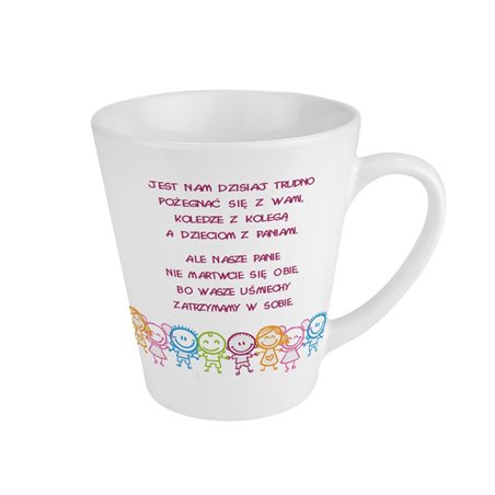Kubek latte dla Pani od przedszkolaków "Najlepsza Pani" - idealny na prezent dla nauczyciela - personalizacja.