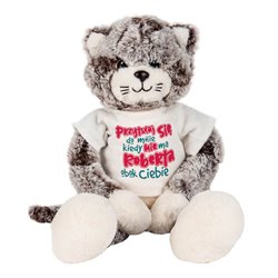 Pluszowy kotek na Walentynki - "Przytulaj się do mnie, kiedy...". 2