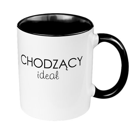 Kubek 330 ml kolorowy "Chodzący ideał".