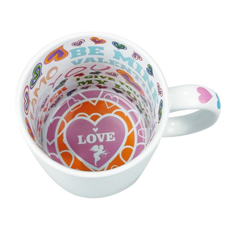 Kubek z wnętrzem w serca "Mr right".