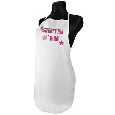 Fartuszek "Perfekcyjna pani domu" - idealny prezent dla mamy, babci, dziewczyny.