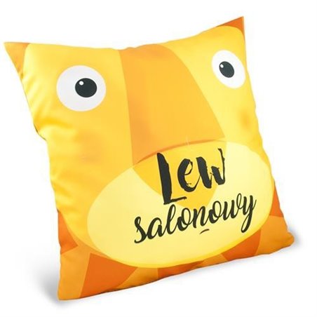 Poduszka Lew Salonowy z Twoim zdjęciem.