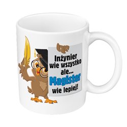 Kubek 330ml kolorowy - gratulacje z okazji obrony... 2