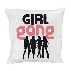 Pluszowa poduszka "Girl gang" - idealny prezent dla dziewczyny, milutka i mięciutka - jak misio.