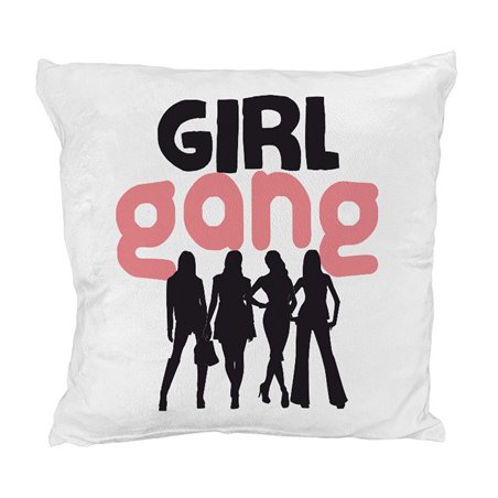 Pluszowa poduszka "Girl gang" - idealny prezent dla dziewczyny, milutka i mięciutka - jak misio.