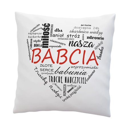 Super poduszka dla babci z sercem.