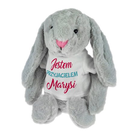 Królik przyjaciel - maskotka ok. 39 cm - podaj imię dziecka..