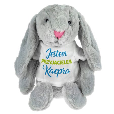 Królik przyjaciel - maskotka ok. 39 cm - podaj imię dziecka..