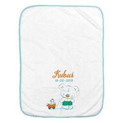 Kocyk z imieniem dla noworodka - Myszka.