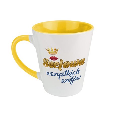 Szefowa wszystkich szefów - kubek latte specjalnie dla szefowej.