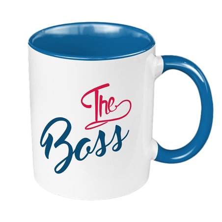 Kubek 330 ml  kolorowy The Boss.