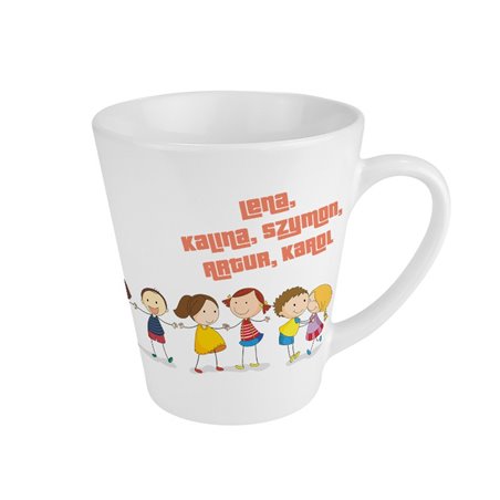 Kubek latte dla nauczyciela - "Potrzeba wielkiego serca...".