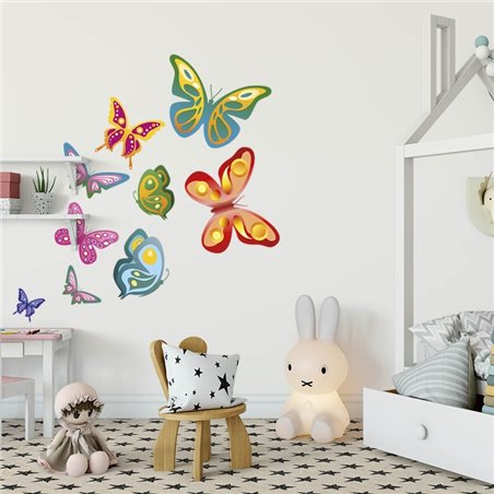 "Motylki" - naklejki dekoracyjne do pokoju dziecięcego.