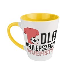 Kubek dla najlepszego wuefisty - latte - idealny na prezent dla nauczyciela.