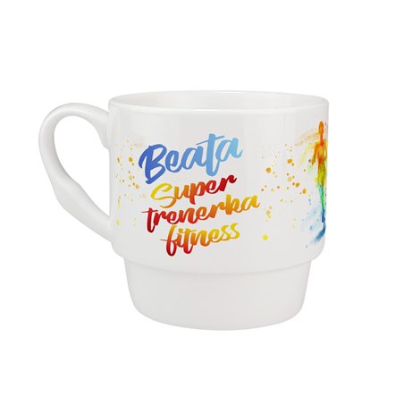 Kubek 300 ml dla instruktorki fitness.