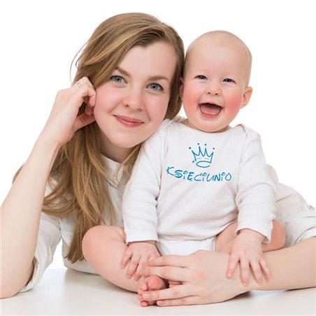 Body dla małego księciunia - krótki lub długi rękaw - wzór 1.