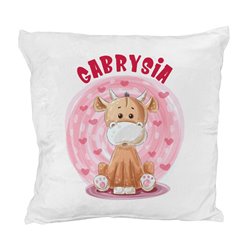 Pluszowa poduszka "Krówka - jednorożec" - personalizacja - podaj imię.