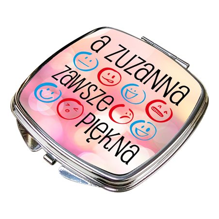 Lusterko z imieniem - A Zuzanna zawsze piękna - zmień imię- różne kształty.
