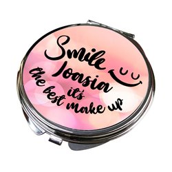 Lusterko z imieniem - Smile Joasia it's the best make up- zmień imię- różne kształty.